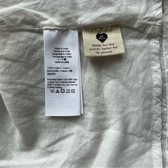 Madewell Ruffle-Sleeve Wrap Mini Dress in White, Size Small - Picture 9 of 10